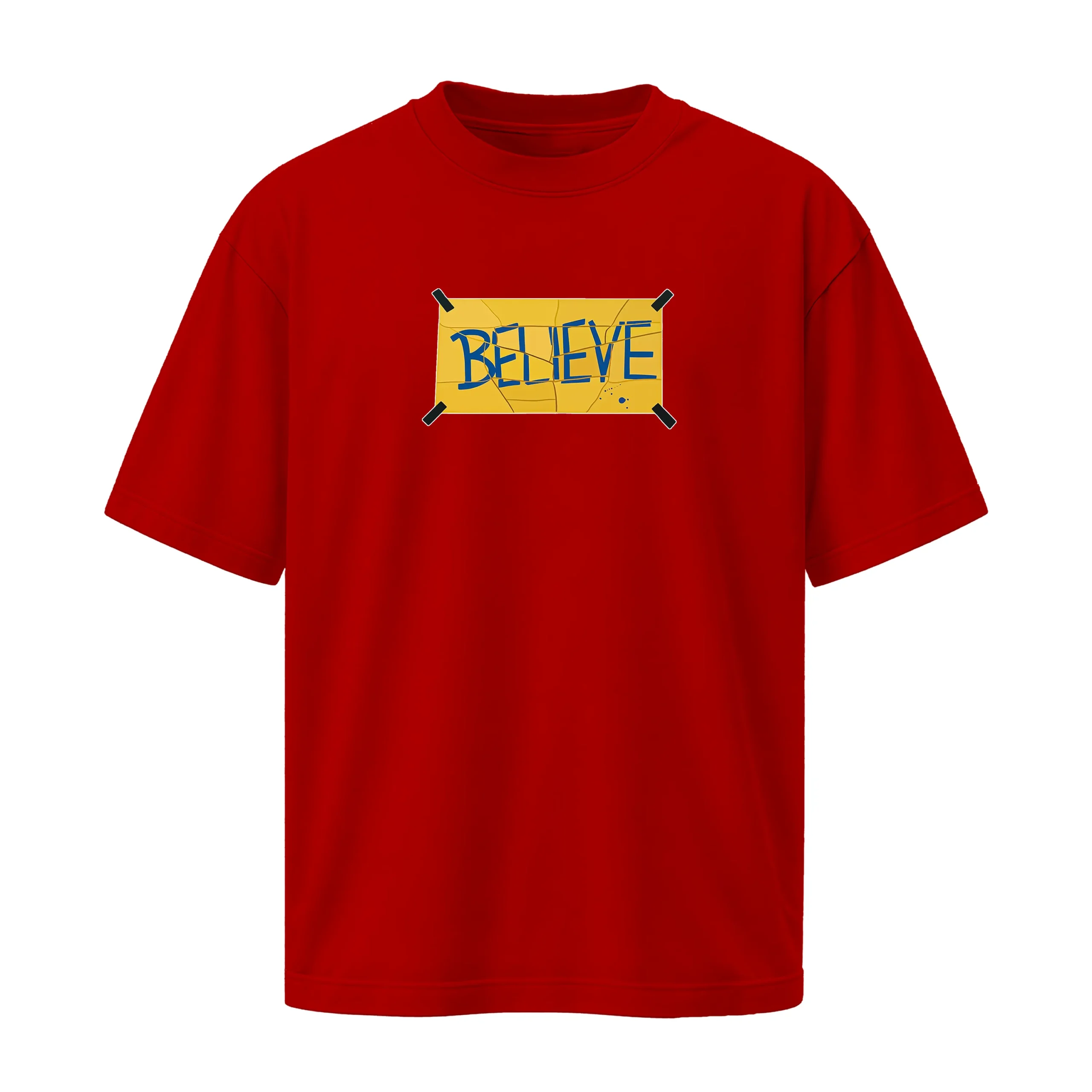 believe-cotton-red-tshirt