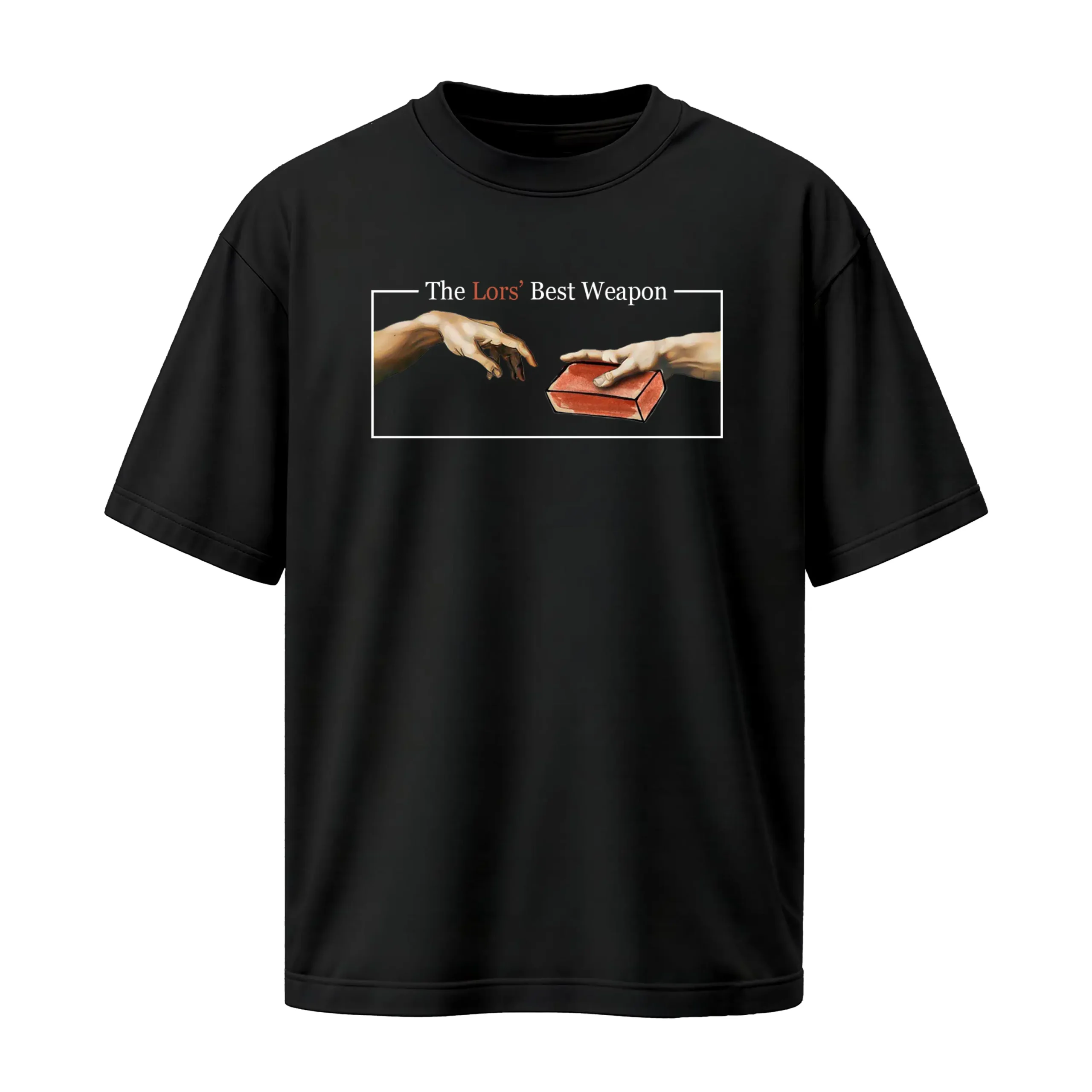 Ajor-cotton-black-tshirt