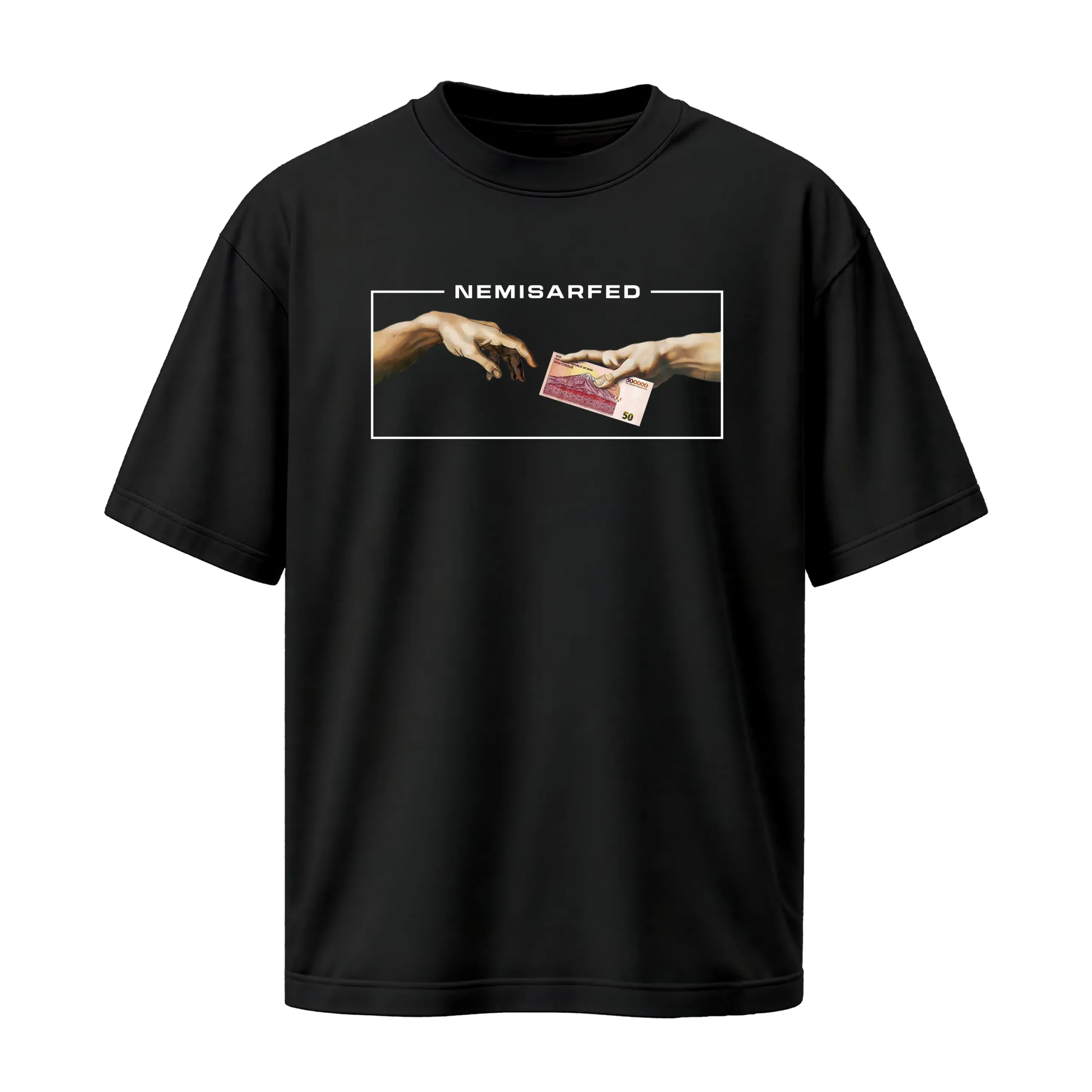 nemisarfed-cotton-black-tshirt