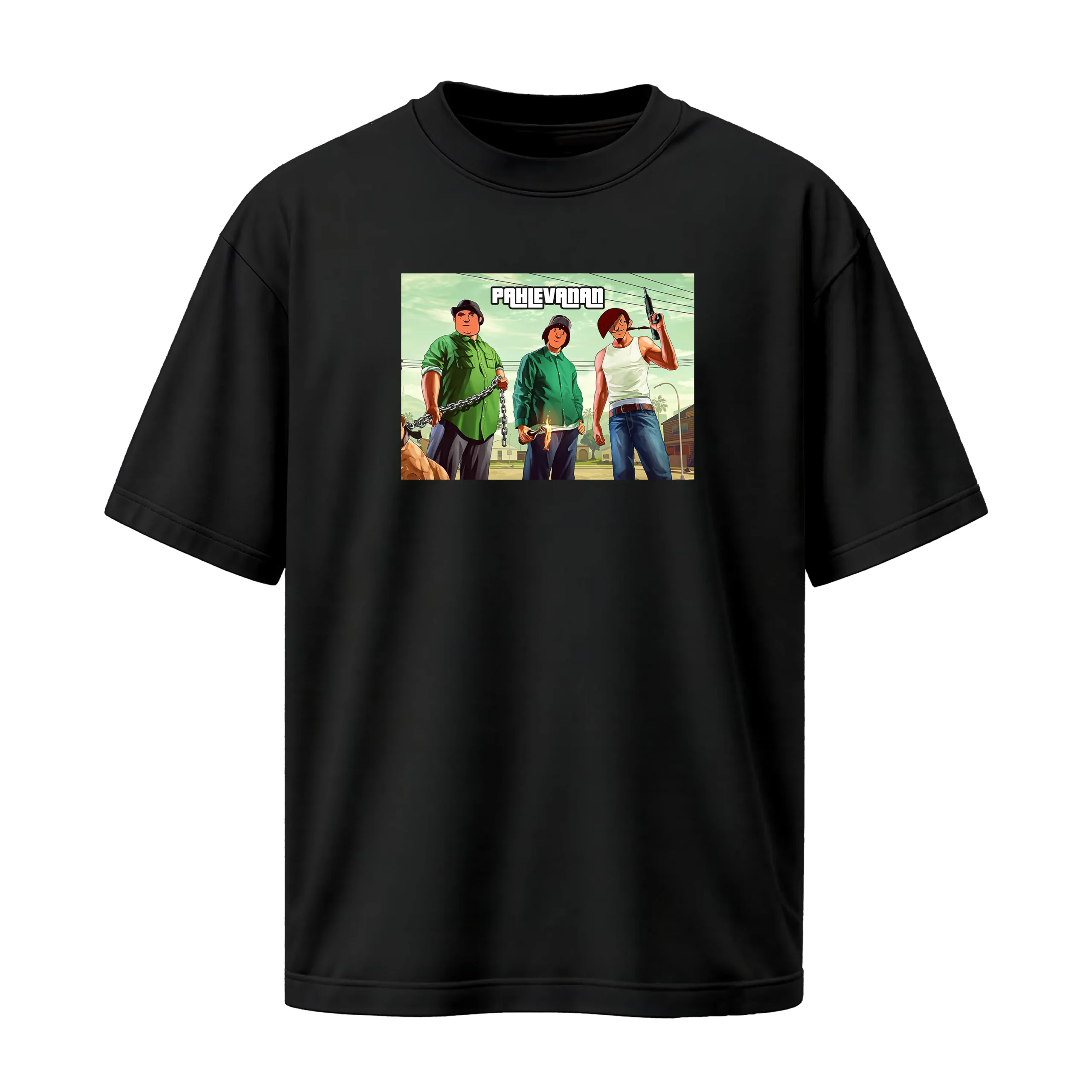 pahlevanan-cotton-black-tshirt