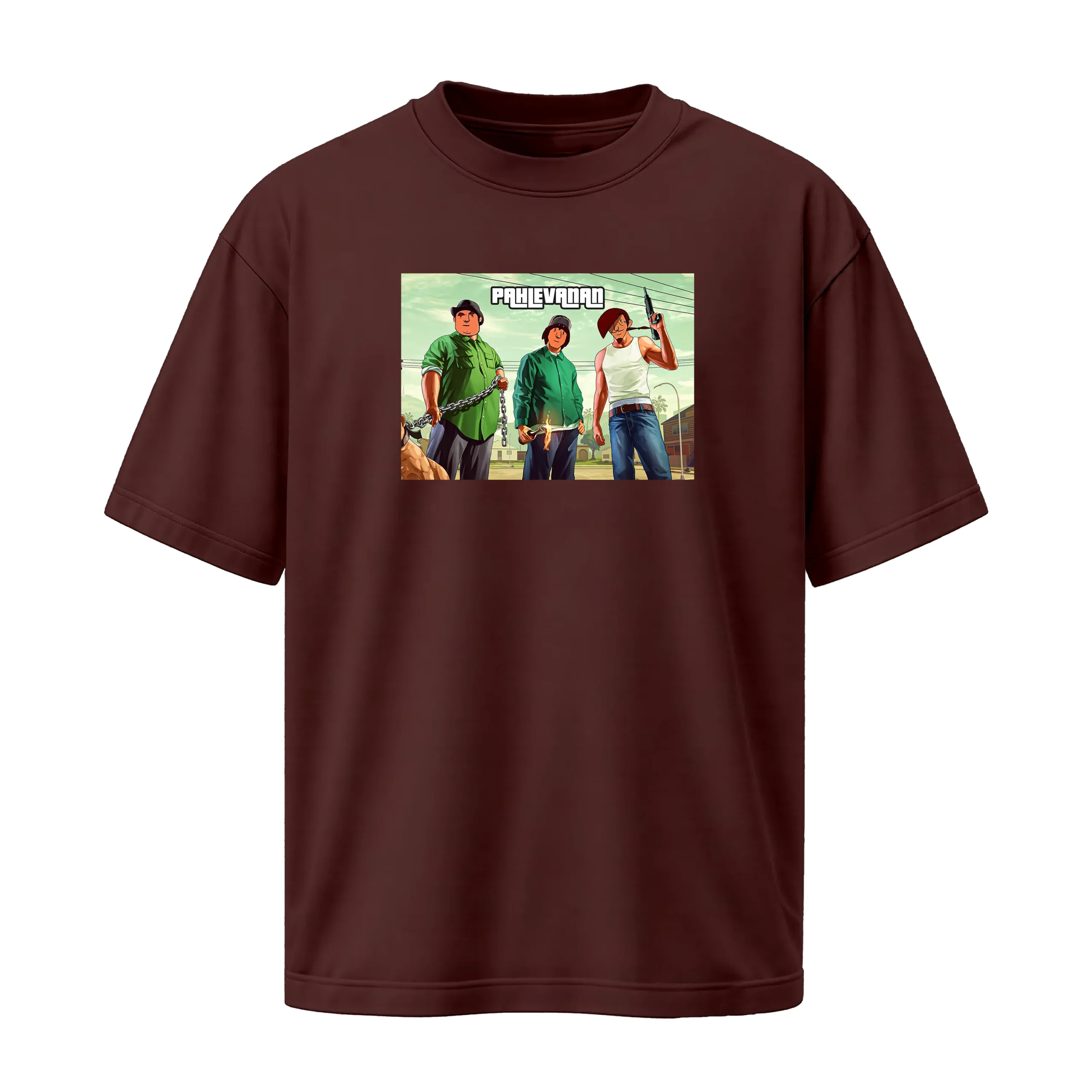 pahlevanan-cotton-maroon-tshirt