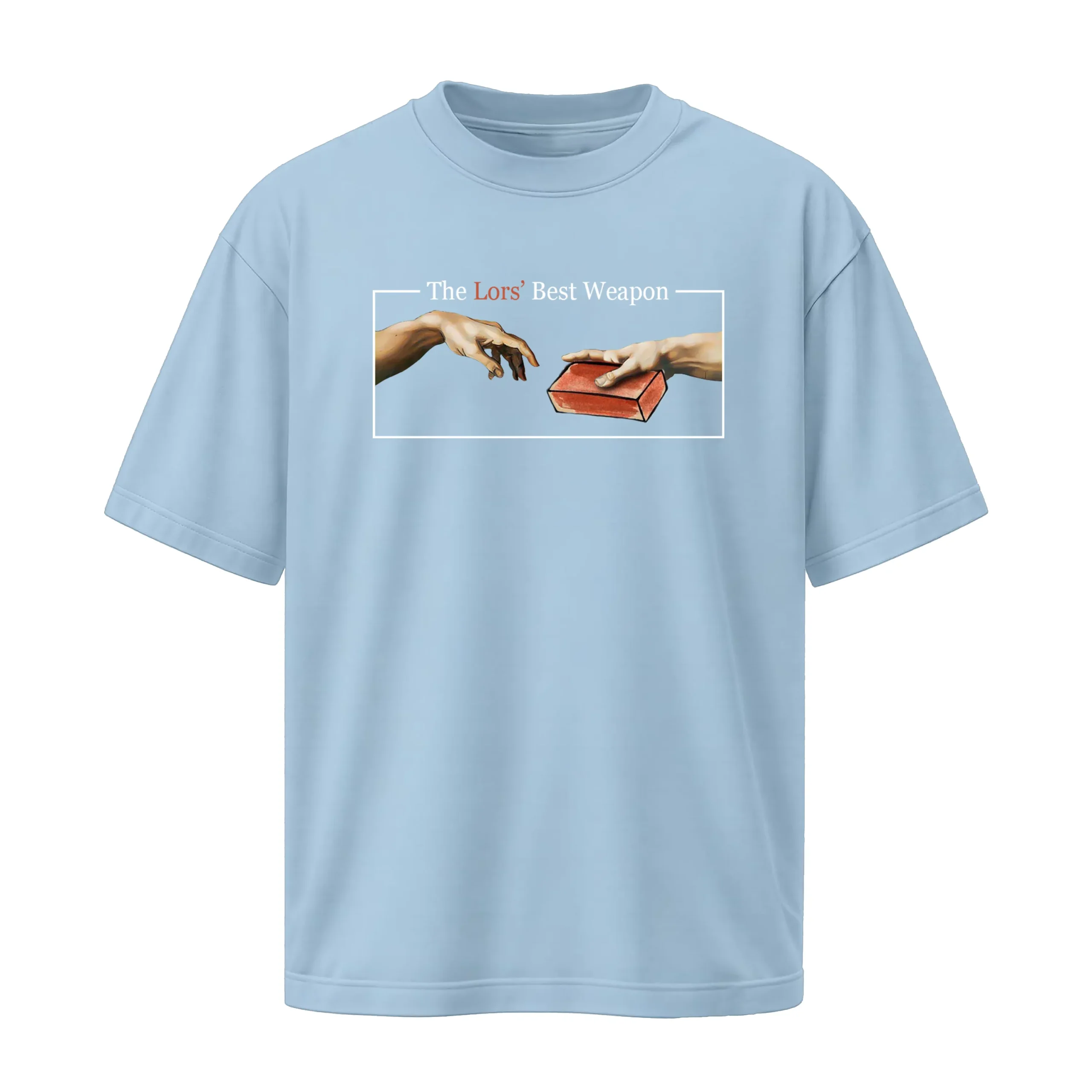 Ajor-two-cotton-light-blue-tshirt