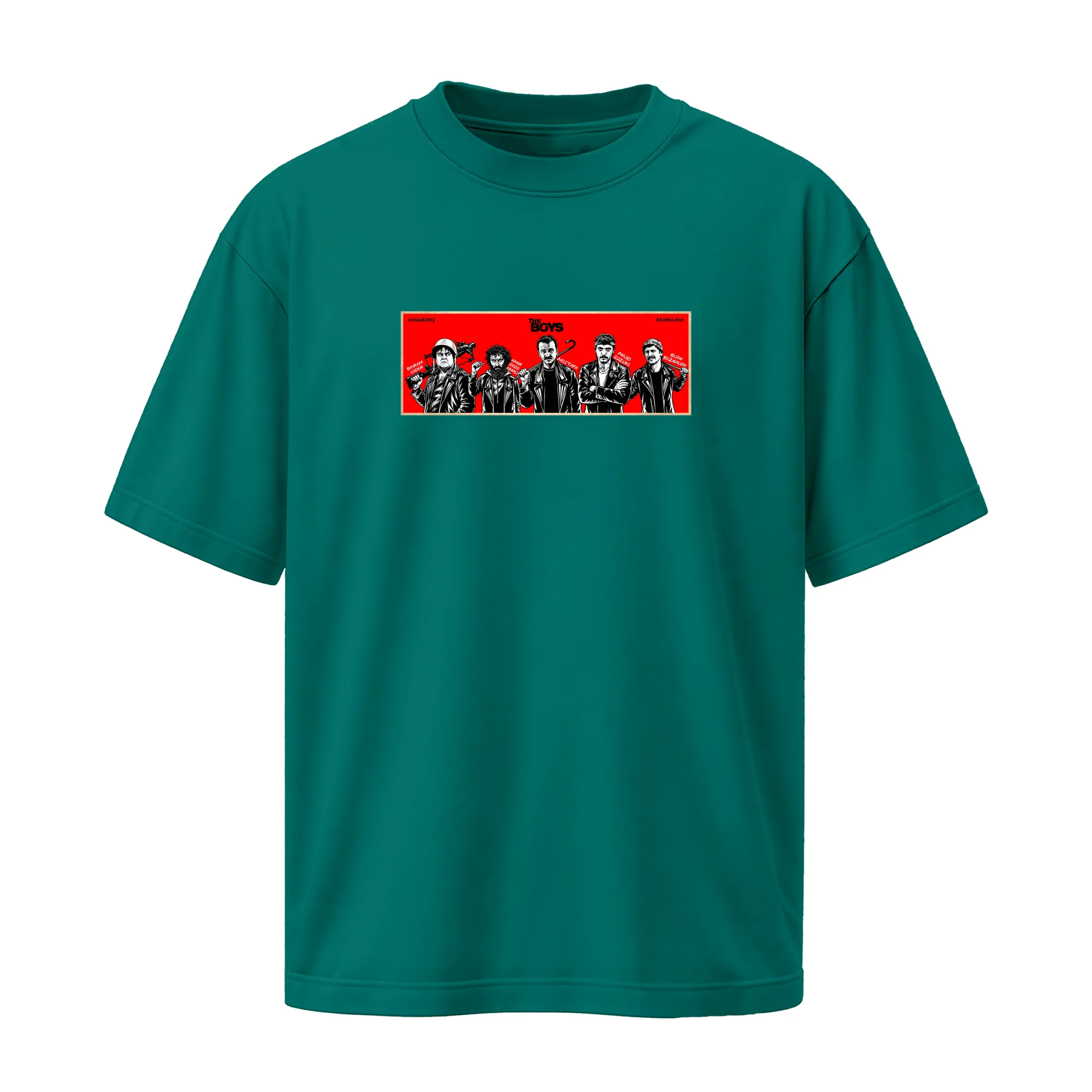 ekhrajiha-teal-tshirt