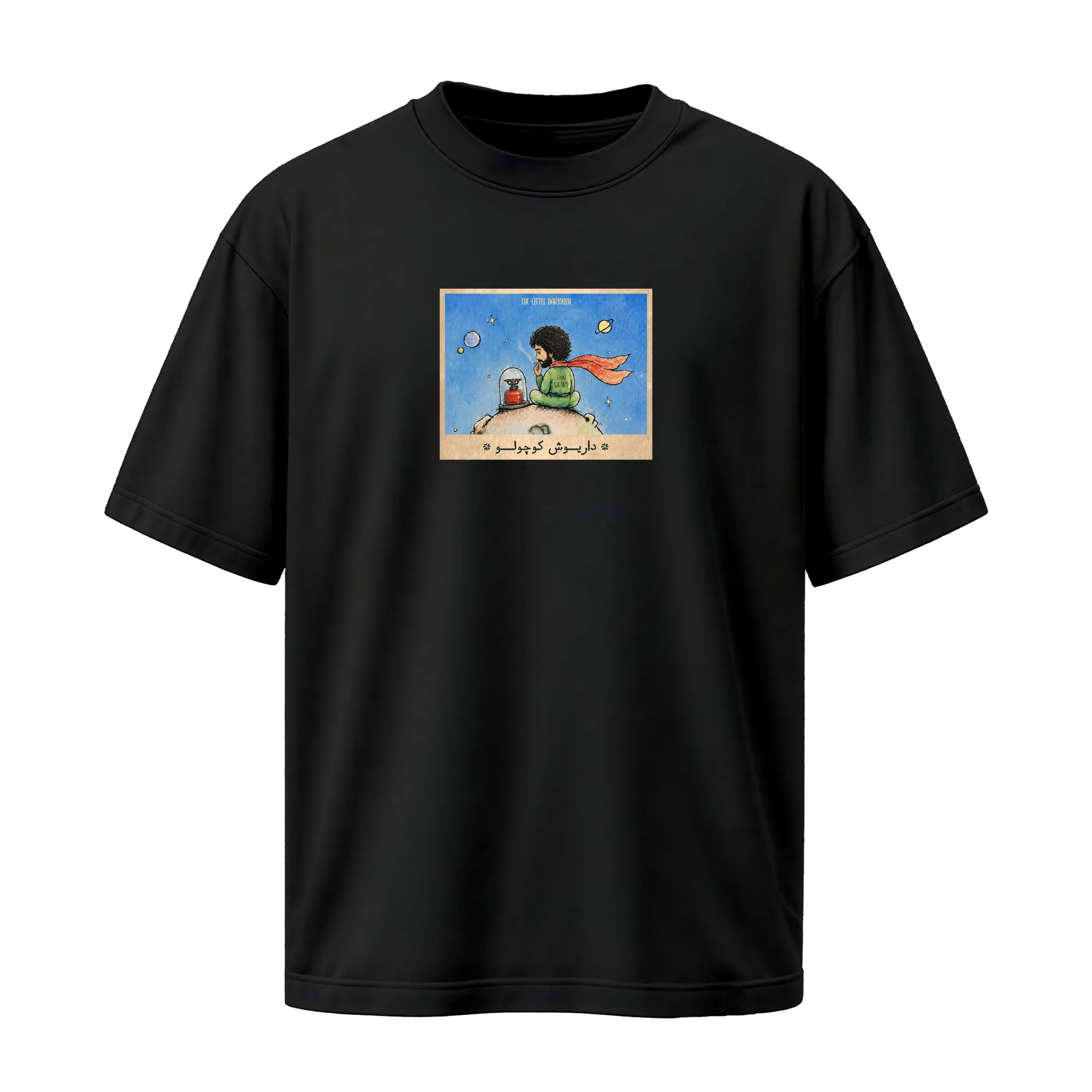 little-darioush-black-tshirt